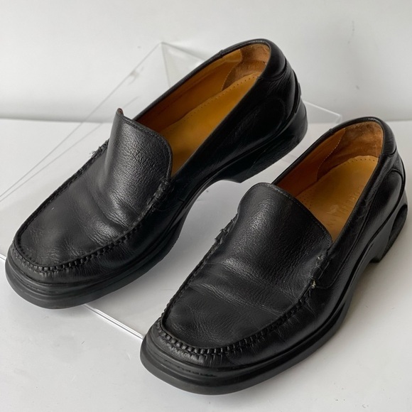 Cole Haan Men\'s Black Leather Nike Air Loafer Slip On Dress Shoes, Sz 10.5M main image 5